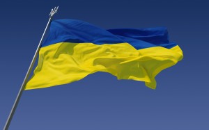 Bandera Ucrania. Wikipedia. Creative Commons