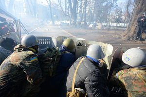 Barricadas en Ucrania