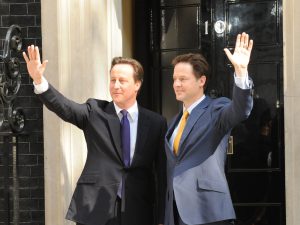 FOTO TEXTO Nick Glegg y David Cameron, Viceprimer Ministro y Primer Ministro del Reino Unido - Number 10